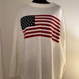 American Flag Sweater